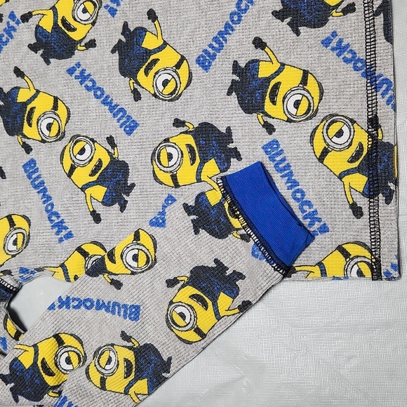 Kids Minions Pj Shirt - Picture 2 of 7